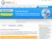 Tablet Screenshot of freediscburner.com